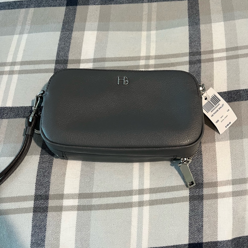 Grey Henri Bendel Phone Wallet Wristlet